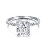 Women's Classic Elegant Cubic Zirconia Engagement Ring Set | Perfect for Weddings/Anniversaries | Comes with Beautiful Packaging | Sizes 5-10