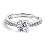 Cubic zirconia women's ring | Perfect for engagements and cocktail parties | The perfect gift for your loved one | Adjustable opening