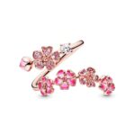 Women's Pink Peach Blossom Ring | A stylish item symbolizing beauty and friendship | A romantic design/ the perfect gift for your best friend