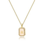 Women's necklace in the letters A-Z | Can be engraved with the wearer's initials | A perfect keepsake gift for birthdays and anniversaries